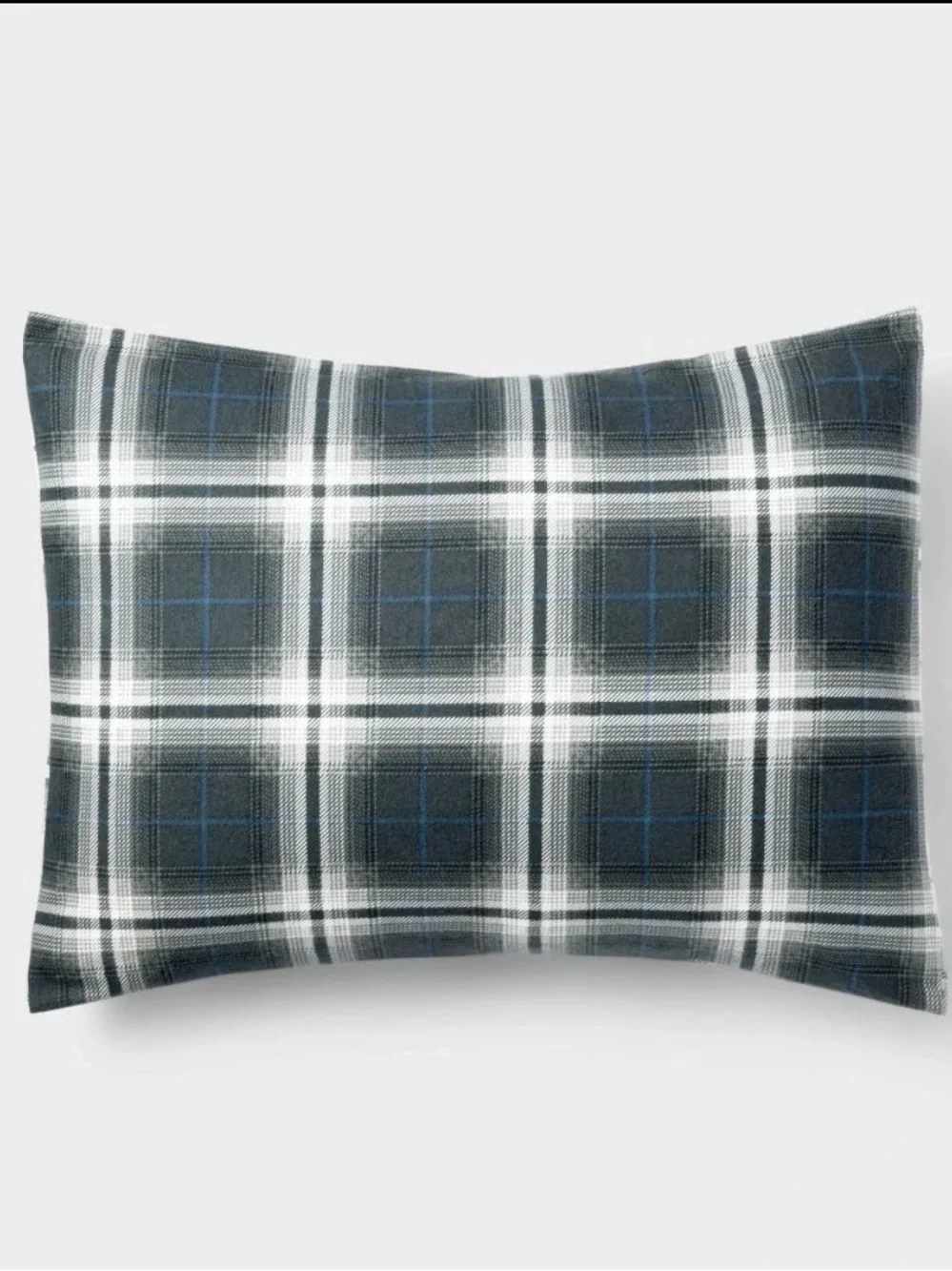 Twin/TwinXL Hollister x Target Percale Patchwork Comforter set Navy Gray Plaid